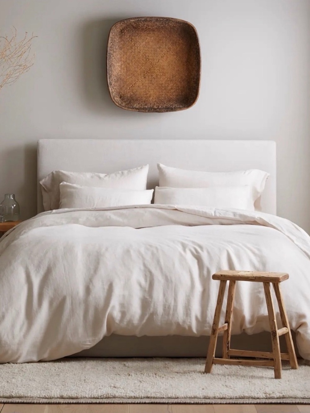 QUINCE European Linen Duvet Cover King/Cal King Sand
